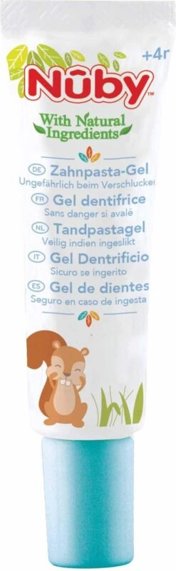 Nûby - Tandpasta Gel Voor Baby & Vingertandenborsteltje - 20g - 4m+ -Mondverzorgings Winkel 371x1200
