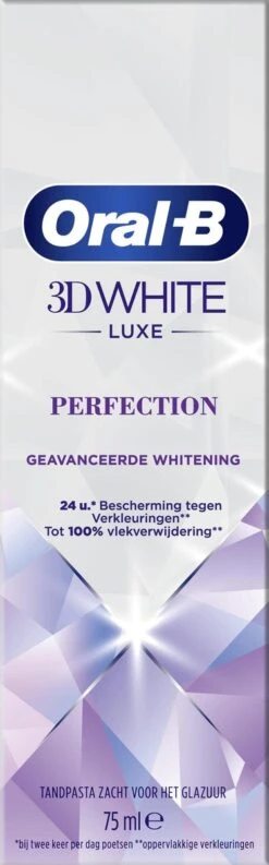 Oral B Oral-B 3D White Luxe Perfection Tandpasta - Voordeelverpakking 12 X 75ml -Mondverzorgings Winkel 374x1200 2