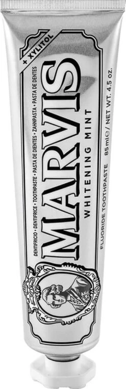 Marvis Tandpasta Whitening Mint 85 Ml -Mondverzorgings Winkel 389x1200 1