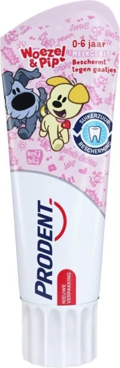 Prodent Kids 0-6 Jaar Woezel & Pip Tandpasta - 12 X 75 Ml - Voordeelverpakking -Mondverzorgings Winkel 393x1200