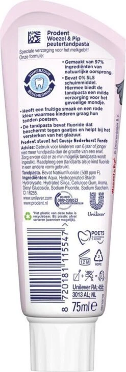 Prodent Kids 0-6 Jaar Woezel & Pip Tandpasta - 12 X 75 Ml - Voordeelverpakking -Mondverzorgings Winkel 406x1200 2