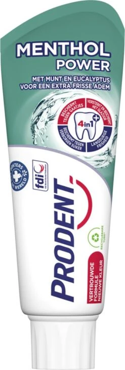 Prodent Menthol Power Tandpasta - 12 X 75 Ml - Voordeelverpakking -Mondverzorgings Winkel 406x1200 5