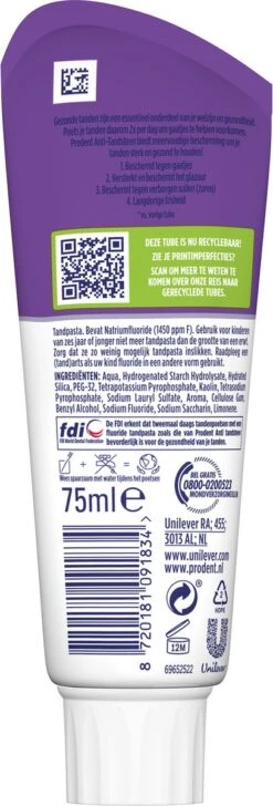 Prodent Anti-Tandsteen Tandpasta - 12 X 75 Ml - Voordeelverpakking 12 Prodent Anti-Tandsteen Tandpasta - 12 X 75 Ml - Voordeelverpakking -Mondverzorgings Winkel 407x1200 3