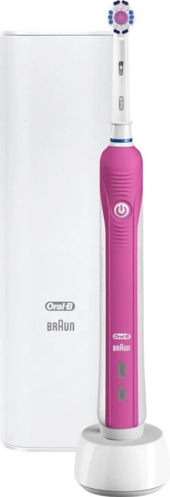 Oral B Oral-B PRO 2500 3D - Elektrische Tandenborstel - Roze -Mondverzorgings Winkel 413x1200