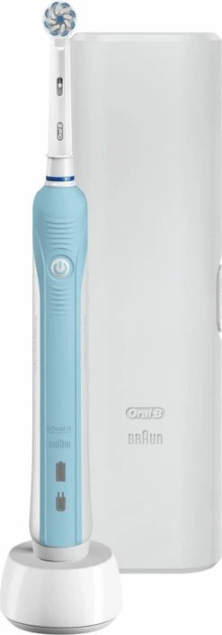 Oral B Oral-B PRO750 Sensi UltraThin - Elektrische Tandenborstel - Inclusief Reisetui -Mondverzorgings Winkel 421x1200
