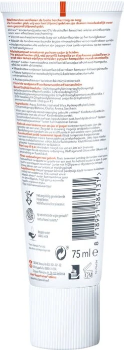 Elmex Peuter (0 Tot 5 Jaar) Kindertandpasta 6 X 75ml - Voordeelverpakking -Mondverzorgings Winkel 425x1200