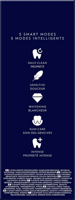 Oral B IO 6N - SMILE Black Lava Elektrische Tandenborstel Ontworpen Door Braun -Mondverzorgings Winkel 453x1200