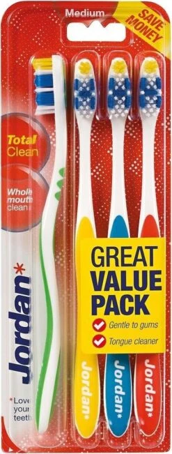 Jordan - Total Clean Tandenborstels Medium - 4 Stuks -Mondverzorgings Winkel 455x1200 2