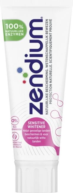 Zendium Sensitive Whitening Tandpasta - 12 X 75 Ml - Voordeelverpakking -Mondverzorgings Winkel 459x1200 2