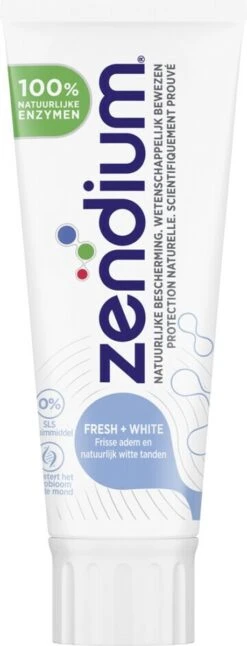 Zendium Fresh+Whitening Tandpasta- 12 X 75 Ml - Voordeelverpakking -Mondverzorgings Winkel 459x1200 5
