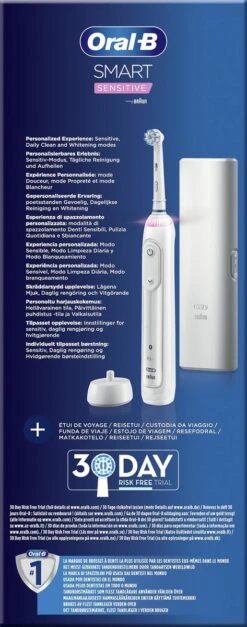 Oral B Oral-B Smart Sensitive - Elektrische Tandenborstel - Ontworpen Door Braun - 1 Handvat En 1 Opzetborstel -Mondverzorgings Winkel 473x1200