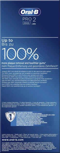 Oral B Oral-B PRO 2 2500 - Zwart - Elektrische Tandenborstel - Met Reisetui -Mondverzorgings Winkel 473x1200 4