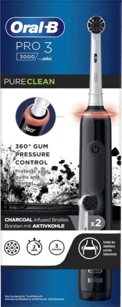 Oral B Oral-B Pro 3 3000 - Elektrische Tandenborstel - Zwart -Mondverzorgings Winkel 479x1200 1