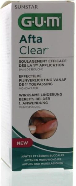 GUM® G.u.m. Aftaclear Mondspoeling 120 Ml - Medisch Hulpmiddel 16 GUM® G.u.m. Aftaclear Mondspoeling 120 Ml - Medisch Hulpmiddel -Mondverzorgings Winkel 494x1200