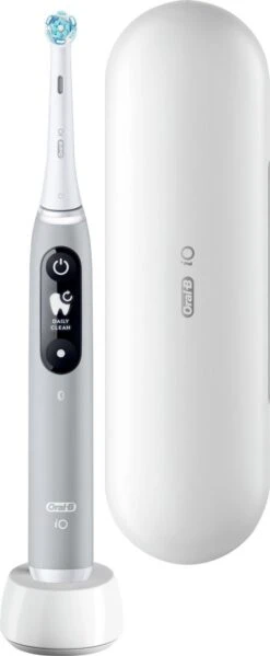 Oral B Oral-B IO - 6 - Opal Grey-Elektrische Tandenborstel Met Revolutionaire Magnetische Technologie Powered By Braun -Mondverzorgings Winkel 495x1200
