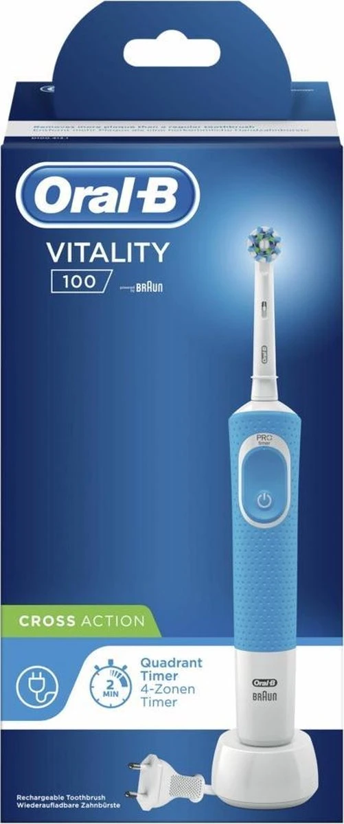Oral B Oral-B Vitality 100 CrossAction - Blauw - Elektrische Tandenborstel 13 Oral B Oral-B Vitality 100 CrossAction - Blauw - Elektrische Tandenborstel - Afbeelding 11