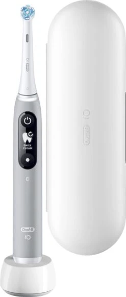 Oral B Oral-B IO - 6 - Opal Grey-Elektrische Tandenborstel Met Revolutionaire Magnetische Technologie Powered By Braun -Mondverzorgings Winkel 509x1200