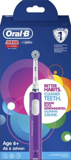 Oral B Oral-B Junior - Elektrische Tandenborstel - Paars 30 Oral B Oral-B Junior - Elektrische Tandenborstel - Paars -Mondverzorgings Winkel 534x1200 2