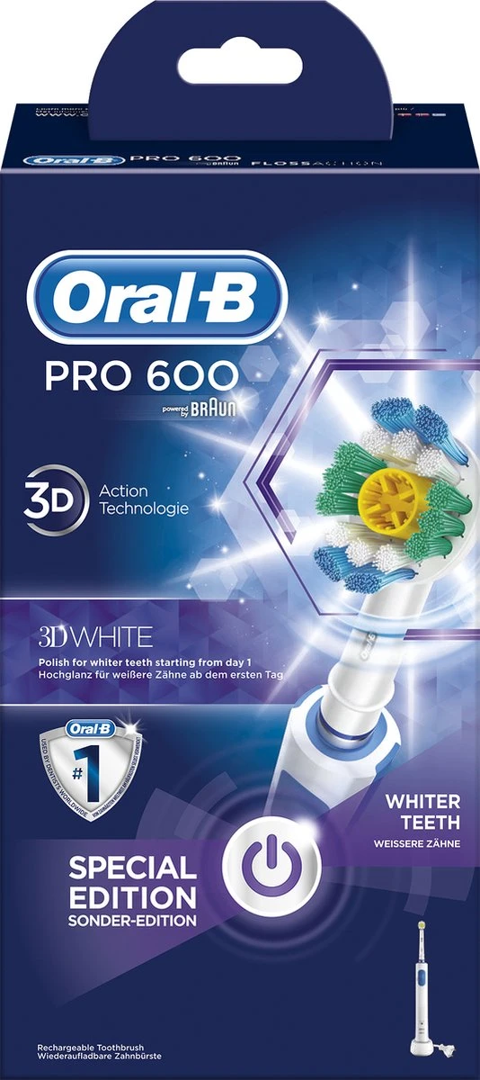 Oral B Oral-B White & Clean 600 BOX 4 Oral B Oral-B White & Clean 600 BOX - Afbeelding 2