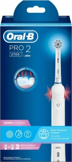 Oral B Oral-B Pro 2 2700 - Sensi Ultra Thin - Elektrische Tandenborstel - Wit 34 Oral B Oral-B Pro 2 2700 - Sensi Ultra Thin - Elektrische Tandenborstel - Wit -Mondverzorgings Winkel 536x1200