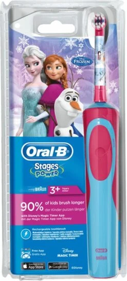 Oral B Oral-B Stages Power Kids Frozen - Elektrische Tandenborstel - 1 Handvat En 1 Opzetborstel -Mondverzorgings Winkel 542x1200 1
