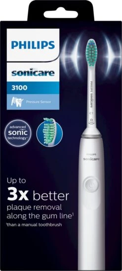 Philips Sonicare Series 3100 HX3671/13 - Elektrische Tandenborstel - Wit -Mondverzorgings Winkel 543x1200