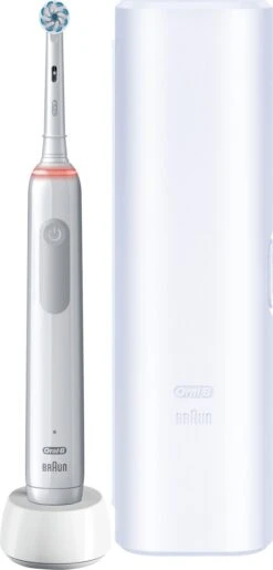 Oral B Oral-B Pro 3 - 3500 - Witte Elektrische Tandenborstel + Reisetui -Mondverzorgings Winkel 576x1200