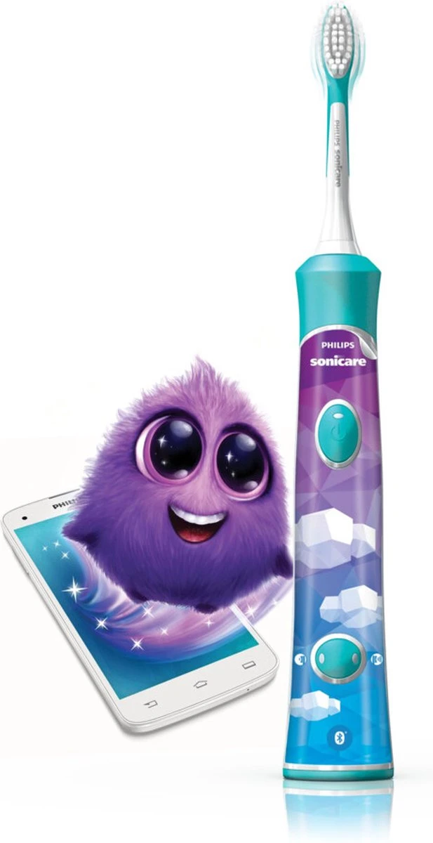 Philips Sonicare For Kids HX6322/04 - Elektrische Tandenborstel - Blauw - Incl. Extra Opzetborstel 3 Philips Sonicare For Kids HX6322/04 - Elektrische Tandenborstel - Blauw - Incl. Extra Opzetborstel
