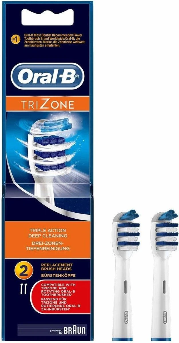 Oral B Oral-B TriZone - Opzetborstels - 2 Stuks 12 Oral B Oral-B TriZone - Opzetborstels - 2 Stuks - Afbeelding 10