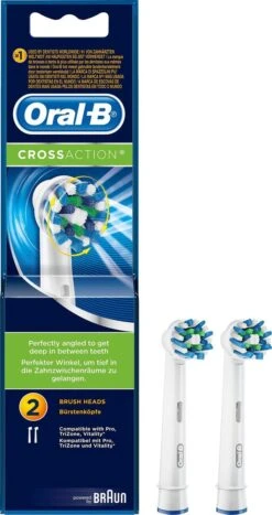 Oral B Oral-B Cross Action EB50 - 2 Stuks - Opzetborstels 39 Oral B Oral-B Cross Action EB50 - 2 Stuks - Opzetborstels -Mondverzorgings Winkel 635x1200 2