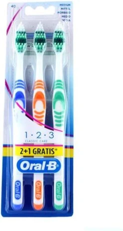 Oral B Oral-B Tandenborstel 1-2-3 Multipak 3 Stuks -Mondverzorgings Winkel 638x1200 8