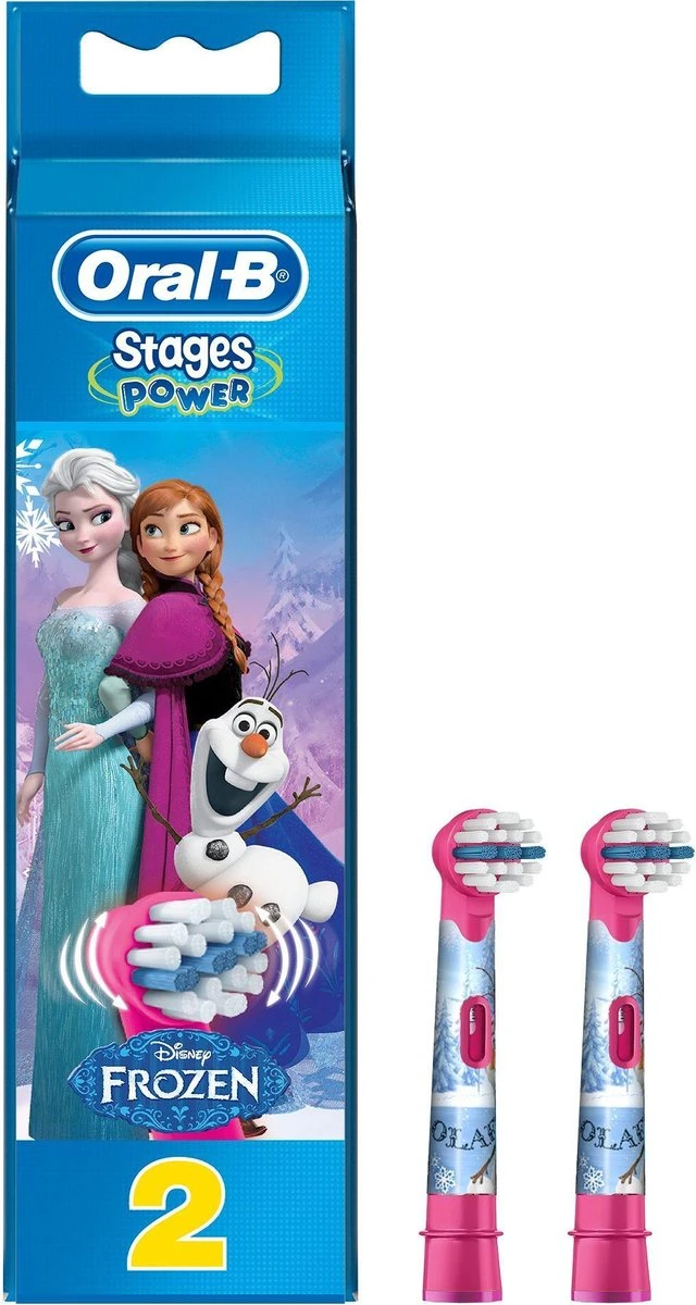 Oral B Oral-B Stages Power - Disney Frozen - Opzetborstels - 2 Stuks 3 Oral B Oral-B Stages Power - Disney Frozen - Opzetborstels - 2 Stuks