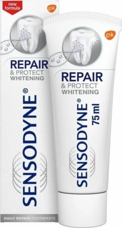 Sensodyne Repair & Protect Deep Repair Whitening Tandpasta Voor Gevoelige Tanden 4x 75 Ml -Mondverzorgings Winkel 643x1200 1
