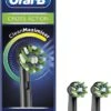 Oral B Oral-B CrossAction - Met CleanMaximiser-technologie - Opzetborstels - Zwart - 2 Stuks -Mondverzorgings Winkel 648x1200