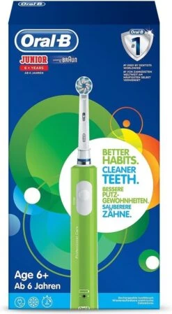Oral B Oral-B Junior - Elektrische Tandenborstel - Groen -Mondverzorgings Winkel 660x1200
