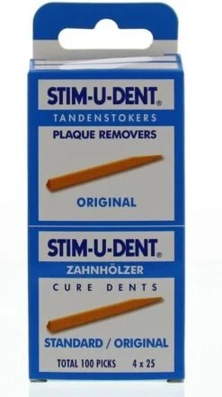 Stimudent Origineel - 4x 25 St - Tandenstoker -Mondverzorgings Winkel 670x1200