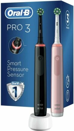 Oral B Oral-B Pro 3 - 3900 - Zwarte En Roze - Elektrische Tandenborstel -Mondverzorgings Winkel 676x1200 1