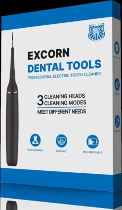 ExCorn Elektrische Tandsteen Verwijderaar - Inclusief 6-delig Tandartsset - 3 Standen - Elektrisch Tandplak Verwijderen - Tanden Polijsten -Mondverzorgings Winkel 701x1200