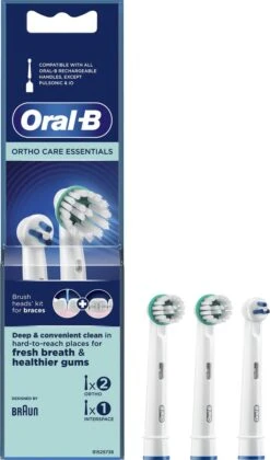 Oral B Oral-B Ortho Care - Opzetborstels - 3 Stuks -Mondverzorgings Winkel 706x1200