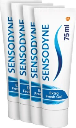 Sensodyne Extra Fresh Gel Tandpasta Voor Gevoelige Tanden 4 X 75 ML -Mondverzorgings Winkel 715x1200 1