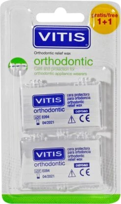 Vitis Orthodontic Wax 2 Stuks -Mondverzorgings Winkel 715x1200