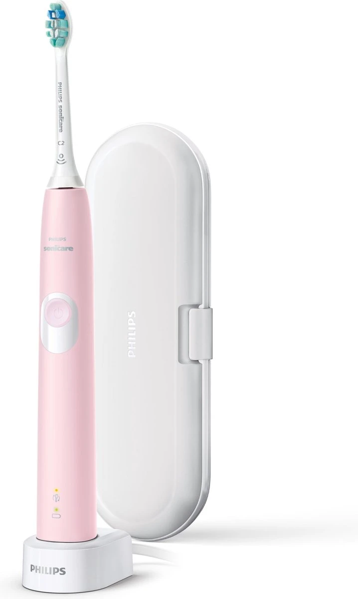 Philips ProtectiveClean 4300 Series HX6806/03 - Elektrische Tandenborstel - Roze 4 Philips ProtectiveClean 4300 Series HX6806/03 - Elektrische Tandenborstel - Roze - Afbeelding 2