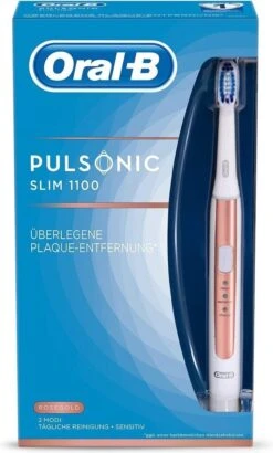 Oral B Pulsonic Slim 1100 Elektrische Tandenborstel Wit/Rosé -Mondverzorgings Winkel 723x1200