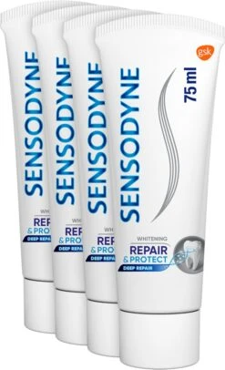 Sensodyne Repair & Protect Deep Repair Whitening Tandpasta Voor Gevoelige Tanden 4x 75 Ml -Mondverzorgings Winkel 730x1200 2
