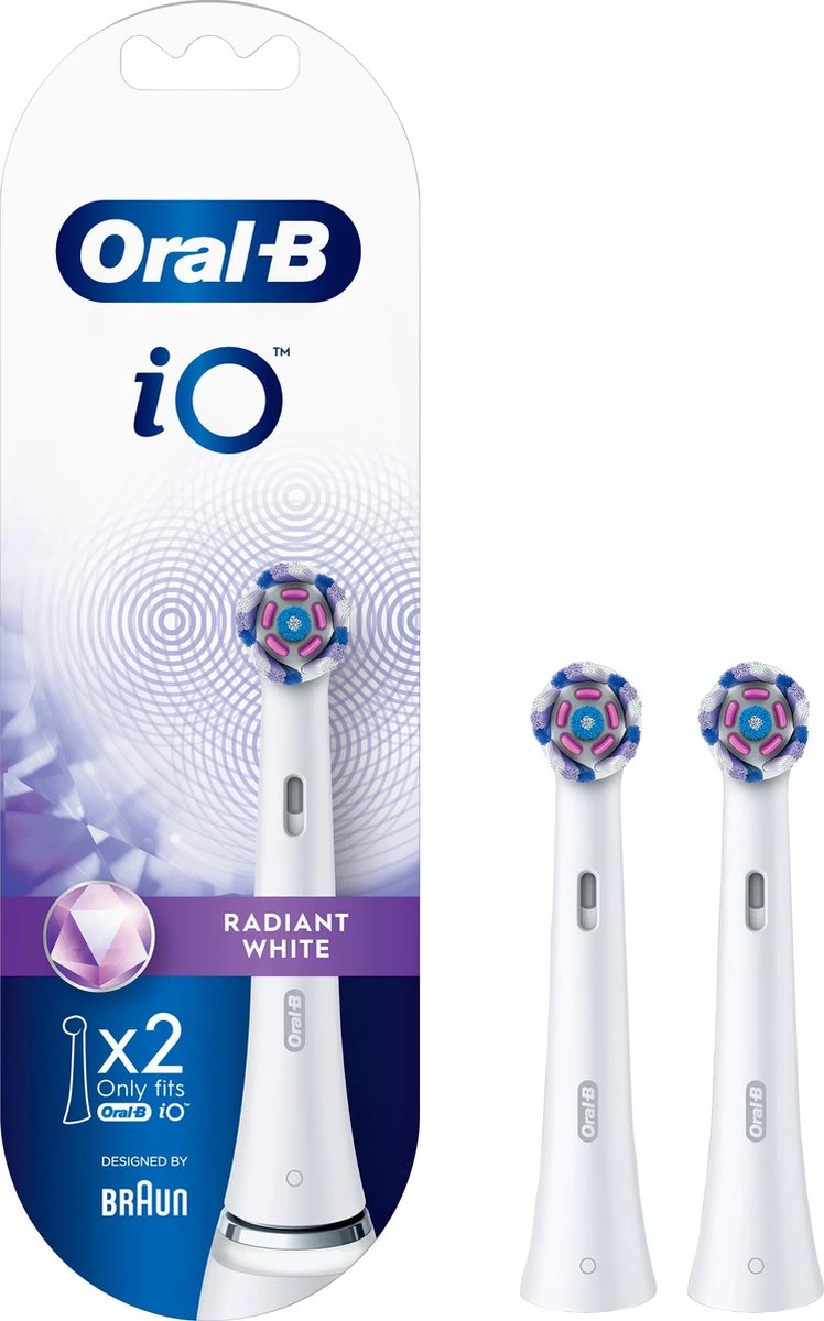 Oral B Oral-B IO Radiant White 2 Stuk(s) Wit 3 Oral B Oral-B IO Radiant White 2 Stuk(s) Wit