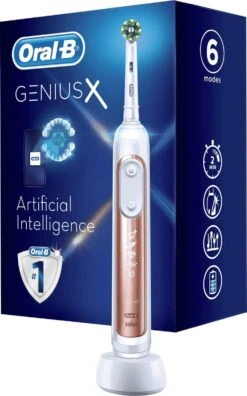 Oral B Oral-B Genius X Elektrische Tandenborstel Rosegold -Mondverzorgings Winkel 749x1200