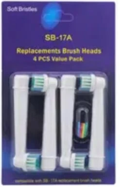 Merkloos Universele Opzetborstel - 4 Stuks - Geschikt Voor Oral-B- Borstel Met Zachte Haren- -Mondverzorgings Winkel 772x1200 2