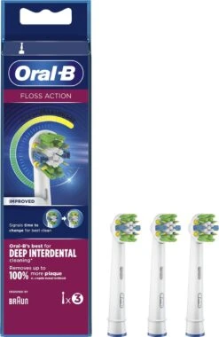 Oral B Oral-B Opzetborstels FlossAction 3 Stuks -Mondverzorgings Winkel 780x1200