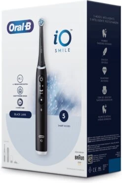 Oral B IO 6N - SMILE Black Lava Elektrische Tandenborstel Ontworpen Door Braun -Mondverzorgings Winkel 796x1200