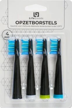 LifeGoods Opzetborstels - Voor Elektrische Tandenborstel - 4 Stuks - Zwart/Blauw -Mondverzorgings Winkel 797x1200 2